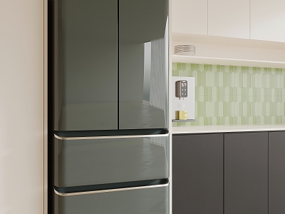 Mini refrigerator mini refrigerator single door refrigerator 3d model