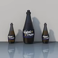 Highpoint Pride Bottles Display With Large And Small Sizes On Reflective Surface