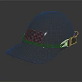 Black Equestrian Helmet with Brim Strap and Metal Buckle Sleek Design on Dark Reflective Background