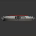 Osteonic Advanced Mechanical Device With Circular Structure Red Core And Control Panel