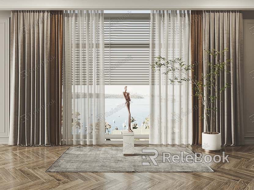 Modern Curtains model