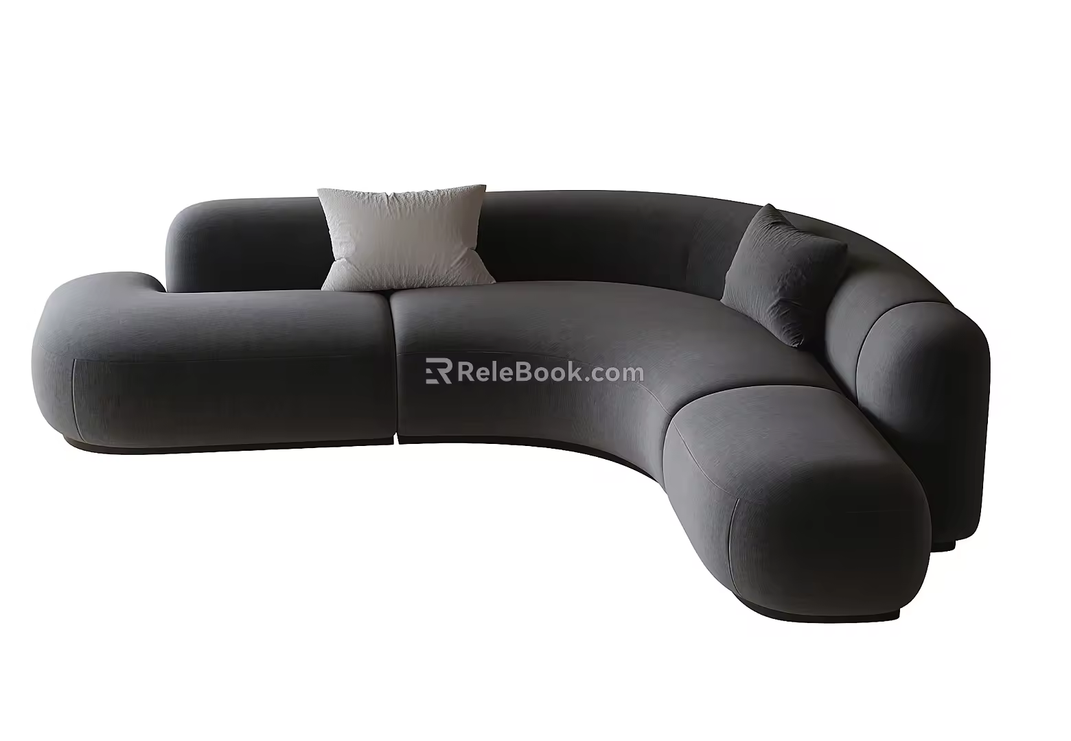 Modern Curved Sofa 3d model