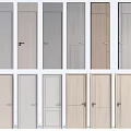 Modern Hinged Doors With Various Wood Grain Patterns And Neutral Color Choices For Home Use