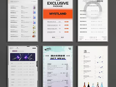 Various Mobile App Interfaces Showing Shopping Food And Data Pages 3d model