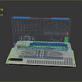 Sci-fi Computer Sci-fi Computer Home Computer Peripherals Hardware 3d model