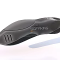 Sofaring Black Streamlined Device Featuring Ergonomic Design And Sleek Modern Look 3d model