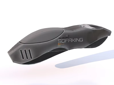 Sofaring Black Streamlined Device Featuring Ergonomic Design And Sleek Modern Look 3d model