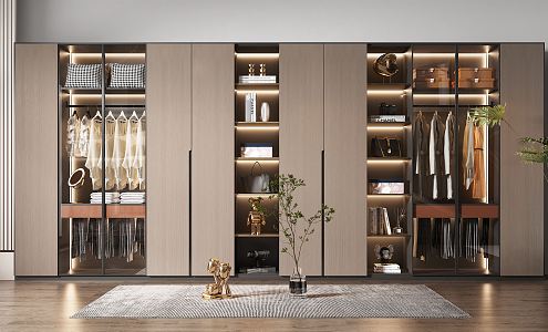 Modern wardrobe 3d model