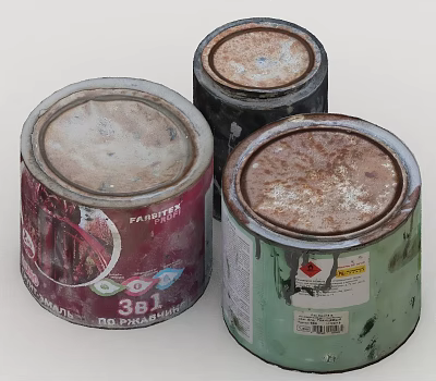 Paint bucket 3d model