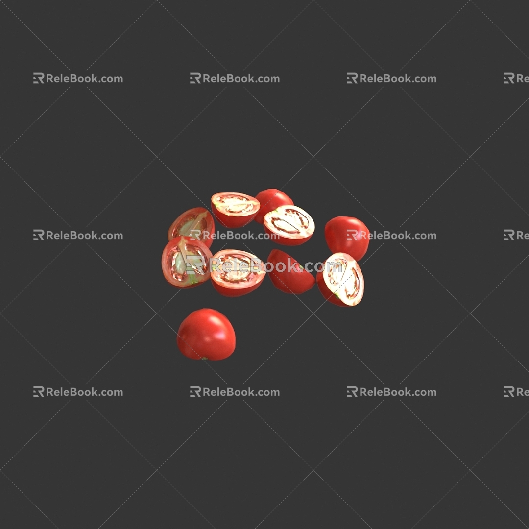 Tomato small tomato tomato cherry fruit health fruit health fruit 3d model