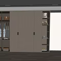 New Chinese wardrobe 3d model