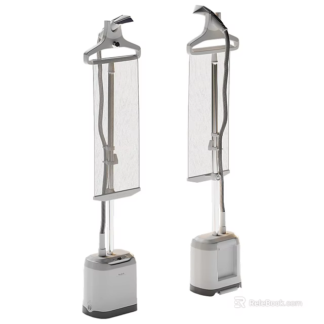 Two Vertical Garment Steamers With Sleek Design And Steam Function For Home Use 3d model 