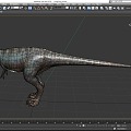 Dinosaur Tyrannosaurus rex Reptiles Ancient creatures carnivorous dinosaur Jurassic low face number low model simple model game film and television level super realistic 3d model