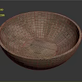 Beautiful Woven Bowl As Functional Household Item For Daily Life And Home Decor