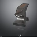 Sturdy Metal Blacksmith Anvil With Polished Surface And Traditional Design For Professional Metalworking Tasks