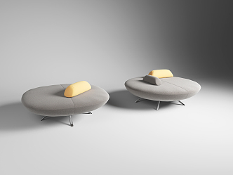 modern sofa stool 3d model