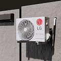 LG Wall Mounted Air Conditioner Fan Modern Design For Home Cooling