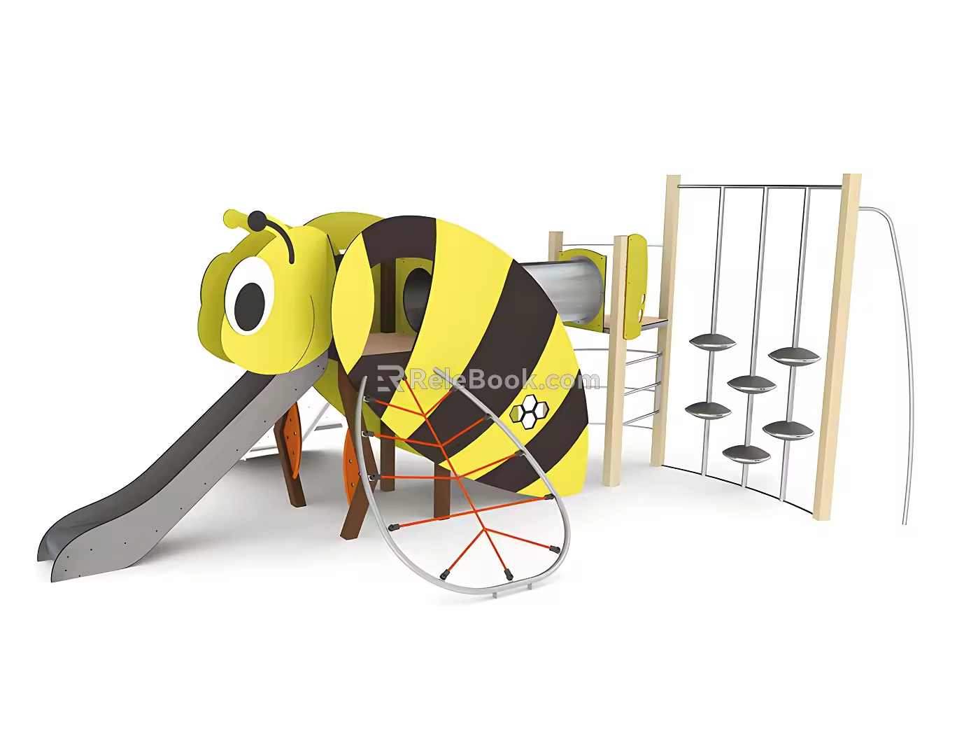 Small Bee Climbing Frame Bees Insect Theme Children's Play Area Unpowered Amusement Facilities 3d model