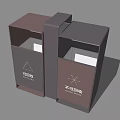 Modern trash can Simple trash can Garbage sorting Smoking area 3d model