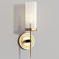Modern Decorative Wall Lamps With Glass Shades And Sleek Metal Bases