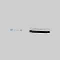 Long White Strip Washing Tool Holder With Holes For Daily Household Use