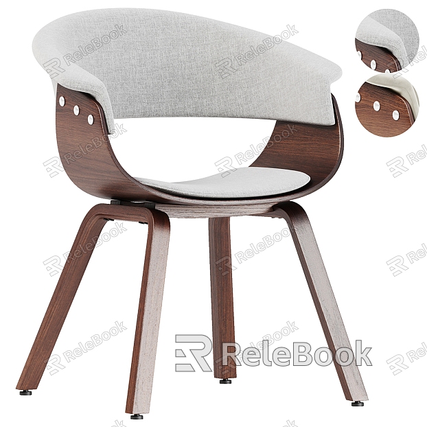 Italian Poliform single chair dining chair model