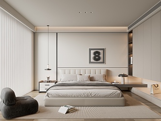 Modern Bedroom 3d model