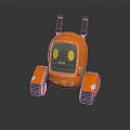 Robot Assistant Small Robot Butler 3d model
