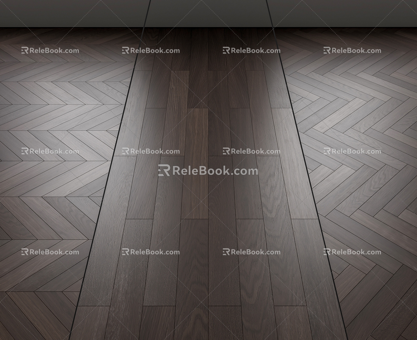 Modern Flooring Wood Flooring 3d model