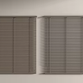 Modern Stylish Venetian Blinds Mounted On Wall For Home Interior Window Decoration