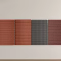 Modern Tile Background Wall Corrugated Wall Tile Roof Tile Top Roof Ryukyu 3d model