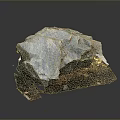 Natural Wood and Stone Material with Rough Gray Surface and Unique Natural Texture