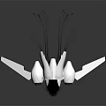 Modern Spaceship Spacecraft 3d model