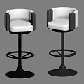 Modern Bar Chair High Stool Bar Stool 3d model