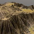 Mountains Mountain Valley Canyon Cliff Cliff Big Mountain Highland Glacier Terrain Cliff Green Mountain 3d model