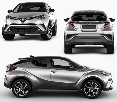 Sleek Modern Silver SUV Featuring Front Face Rear Design Side Profile And Sleek Body Lines 3d model