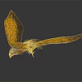 Modern Eagle Carving 3d model
