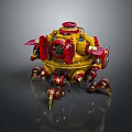 Robot Spider Robot Mecha Spider Science Fiction Spider Mechanical Spider Battery Spider Tower Defense 3d model