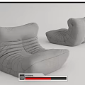 Modern Lazy Sofa 3d model