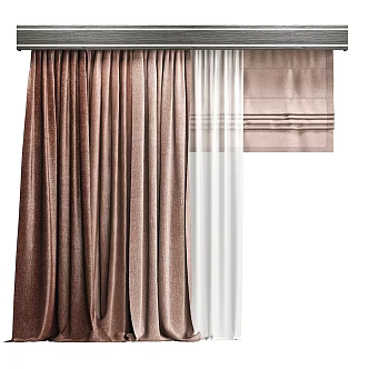 Curtains 3d model