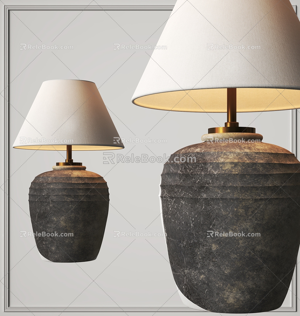 Quiet Wind Table Lamp 3d model