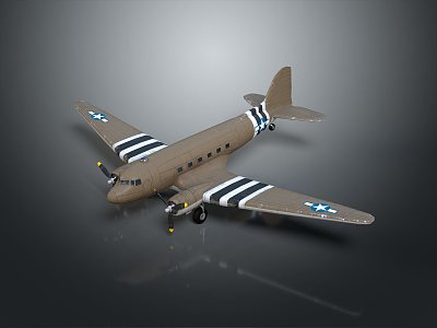 Modern Transport Aircraft Transport Aircraft Large Transport Aircraft Cargo Aircraft 3d model