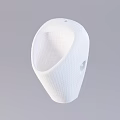 Sleek White Wall Mounted Urinal With Modern Ceramic Design For Bathroom Fixture