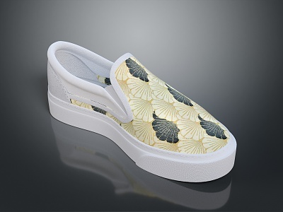 Cloth Shoes Flat Shoes Canvas Shoes Old Cloth Shoes Dad Shoes Casual Running Shoes Beans Loafers 3d model