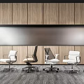 Ergonomic Modern Office Chairs With Swivel Design And Adjustable Features In Interior Space
