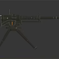 Modern Machine Gun Sci-Firearms 3d model