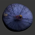 Fresh Ripe Purple Blue Fig as Healthy Organic Fruit on Dark Background