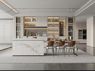 Modern Restaurant 3d model