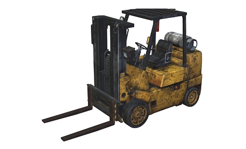 Forklift Transport Forklift Tractor Earth Cattle Tool Vehicle Low Face Number Low Model Simple Model Game Sub-era Film and Television Level Super Realistic High Precision 3d model