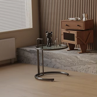 Modern Bedside Cabinet 3d model